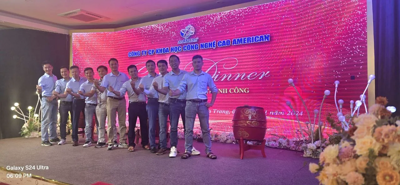 Backdrop Gala Dinner Nha Trang 2024
