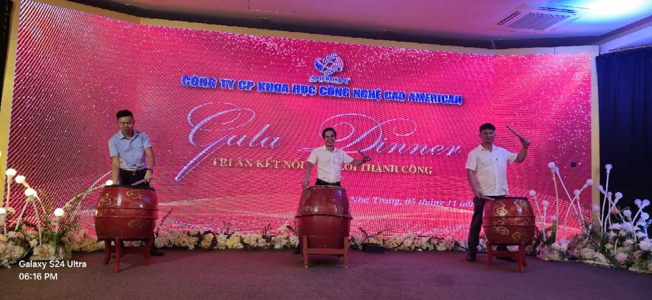 Nghi thức trống khai mạc Gala Dinner